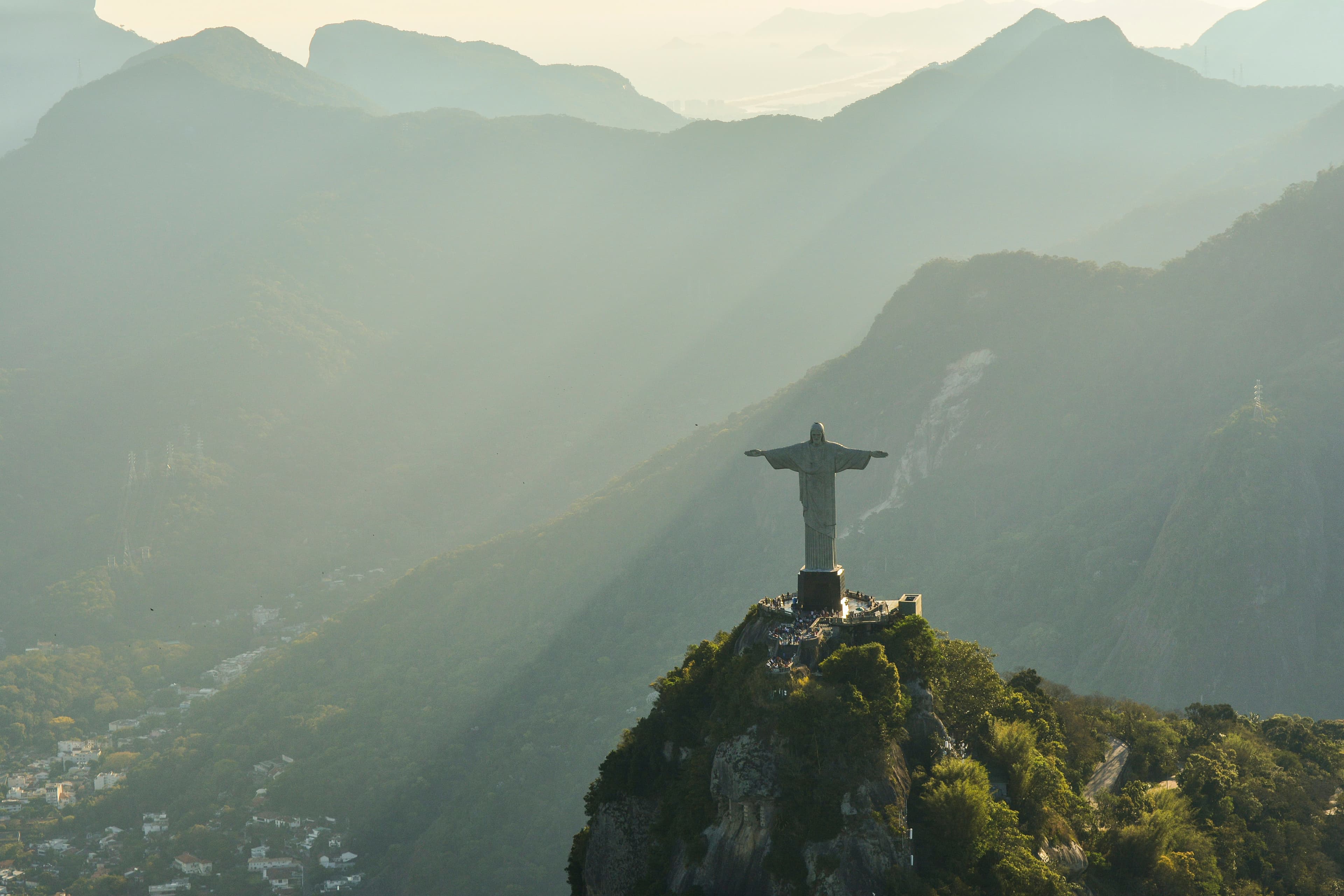 Christ the Redeemer overlooking Rio de Janeiro, Brazil